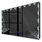 Specchio LED Rettangolare | Pulsante touch | Luce bianca neutra - Reyze Serie Edge Modello 4